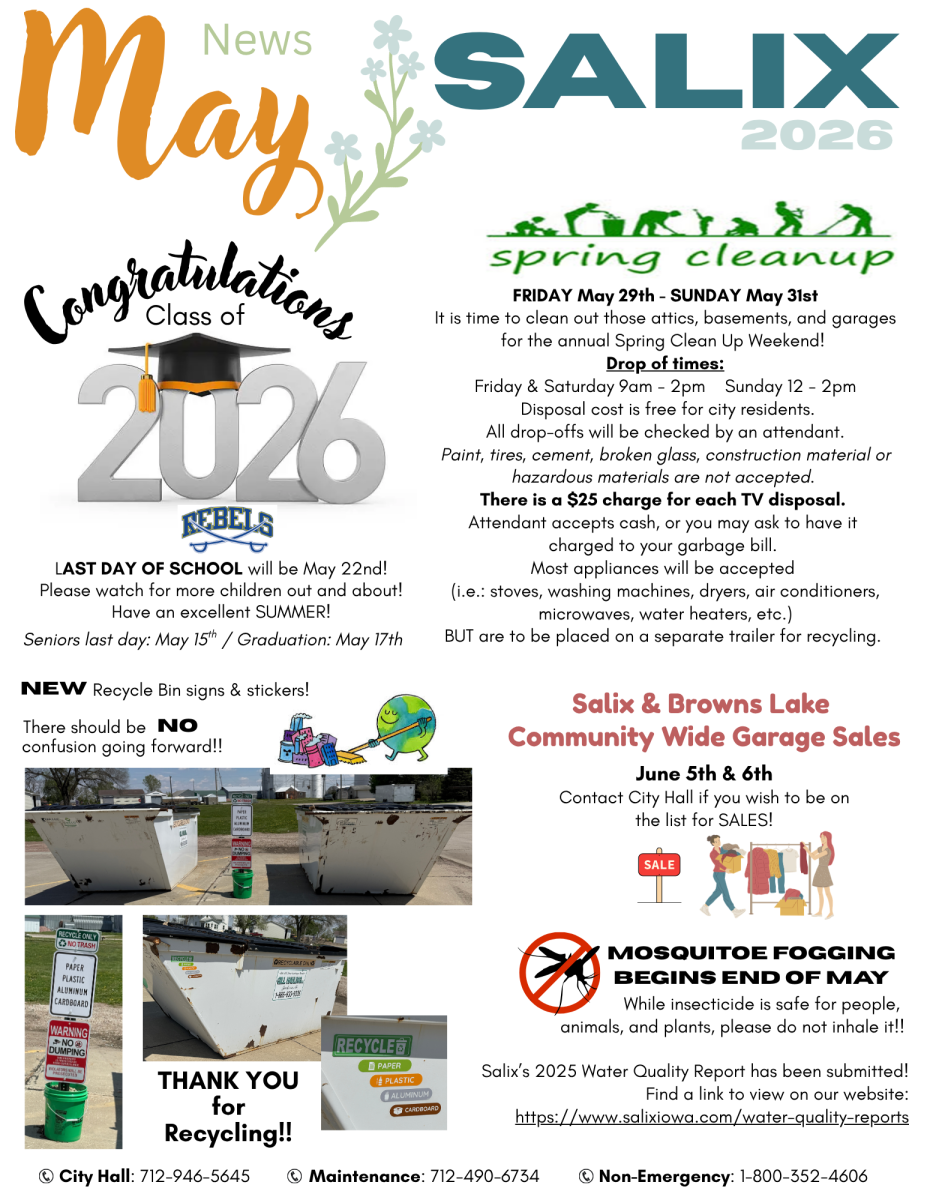 May Newsletter