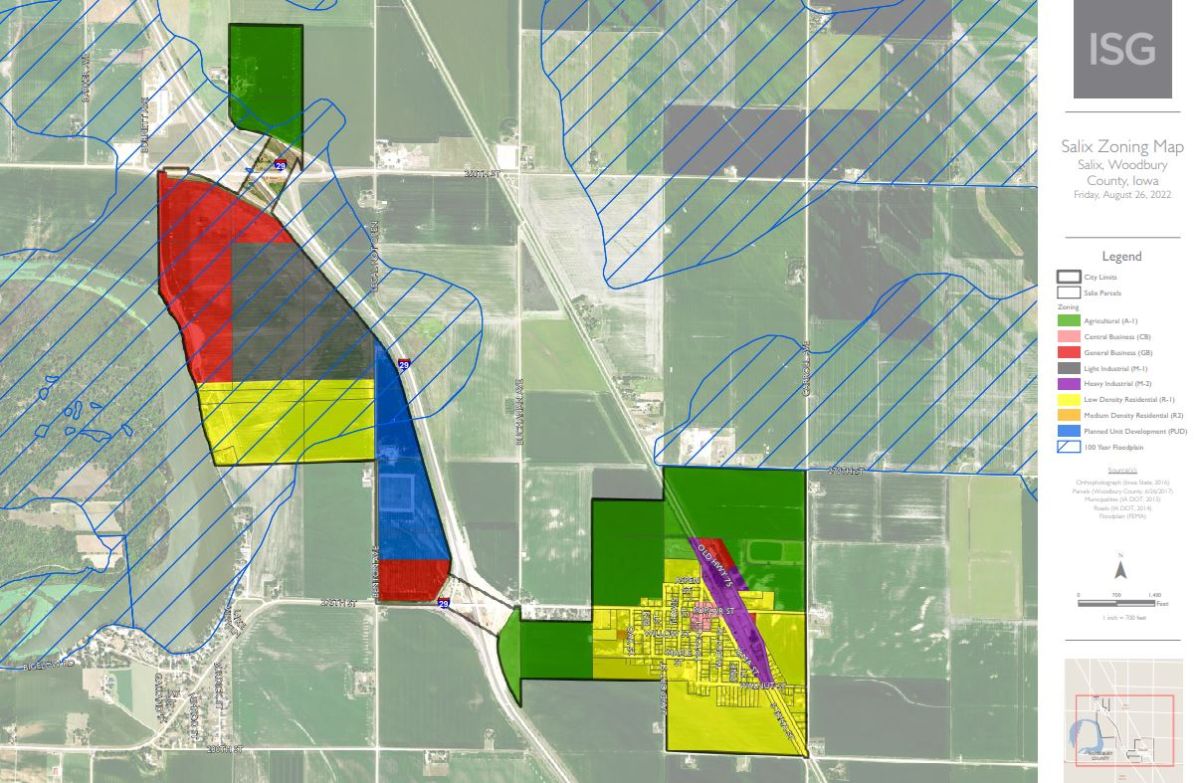 Salix's Zoning Map